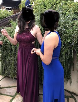 Deep Red Floor Length Formal Dress