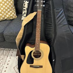 Fender Left-handed Acoustic Electric Guitar