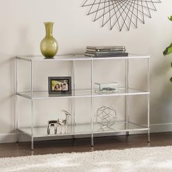 Brand New Chrome Mirrored Console Table