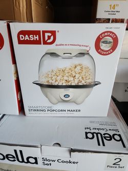Dash Smart Store Stirring Popcorn Maker