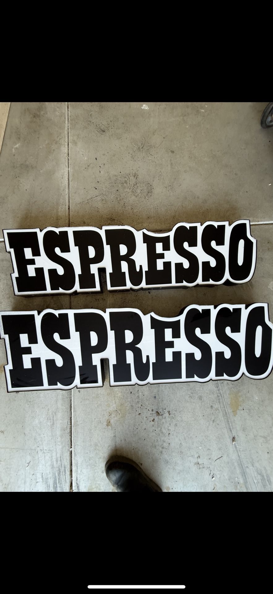 Espresso Coffee Signs