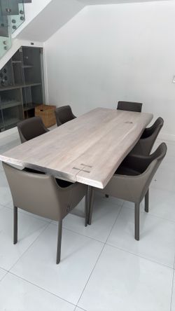 Crate and barrel dining table