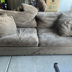 Two Lightly Used Brown Couches