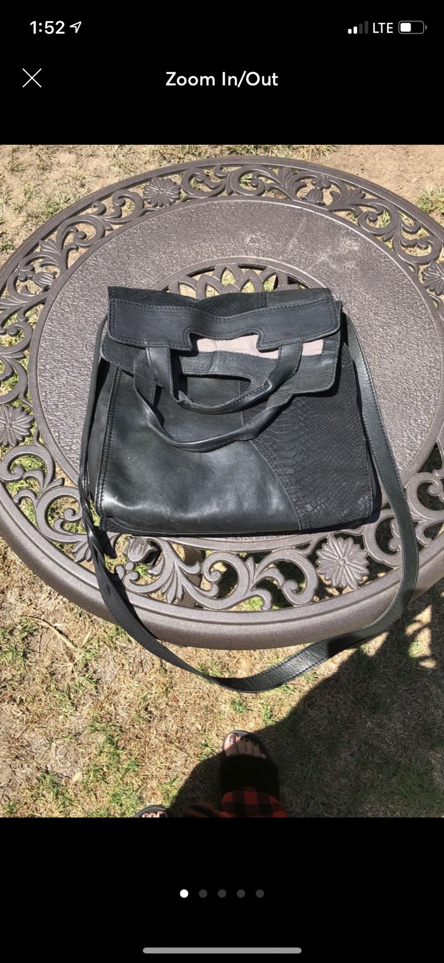 Lucky Brand black leather purse
