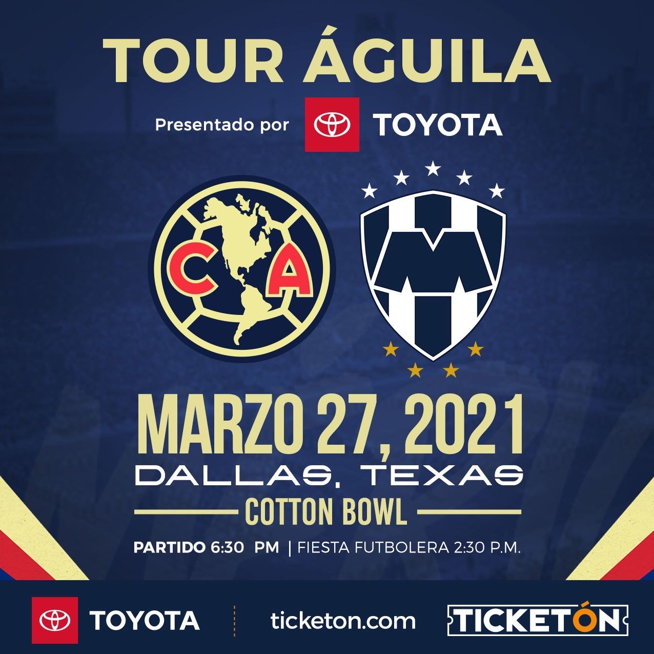 Club America vs Monterrey En Dallas, TX