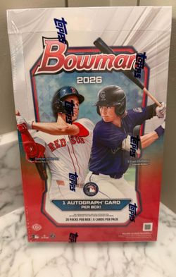 2026 Topps Bowman Baseball Hobby Box - Sealed from Topps