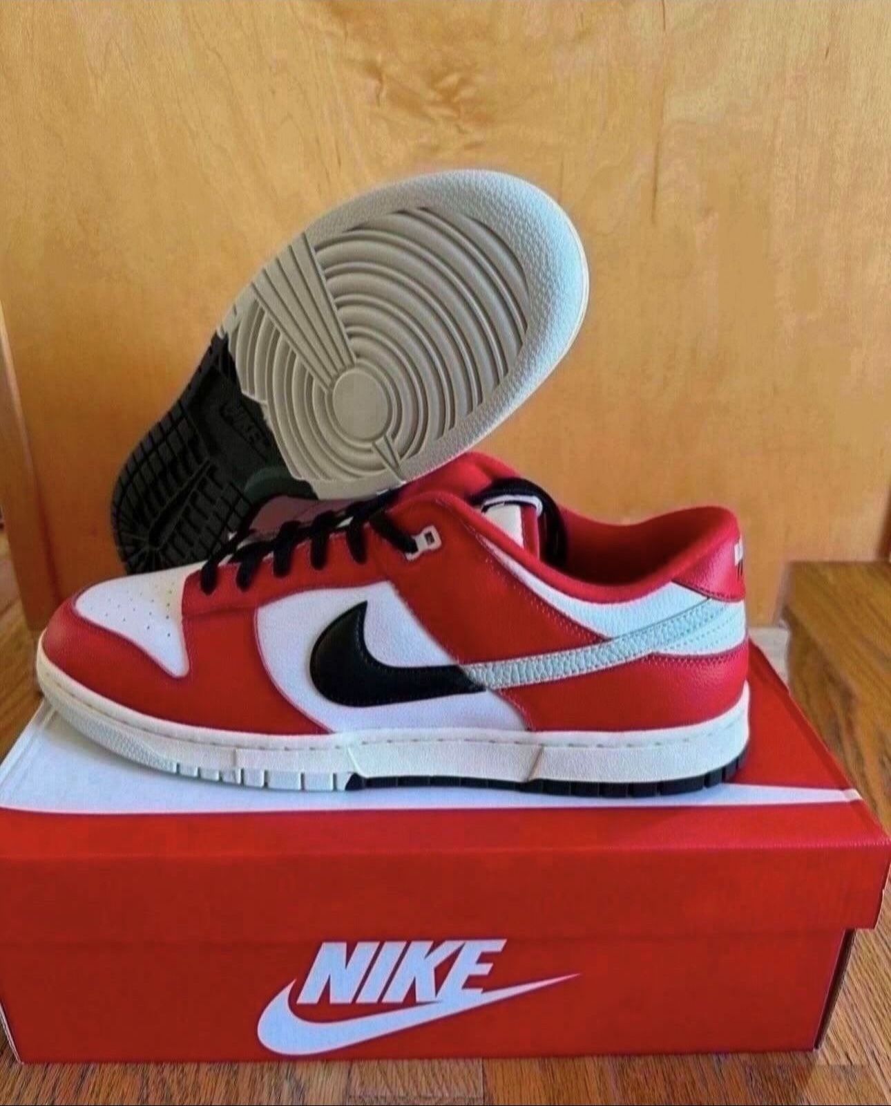 Nike Dunk Low “Chicago Split” DZ2536-600 Size 13 Brand New