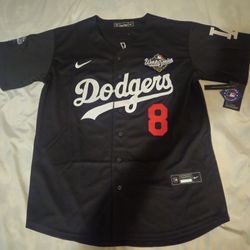 Dodgers Kike Hernandez Black Jerseys 
