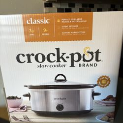 Crock Pot 7 Qt Slow Cooker New In Box