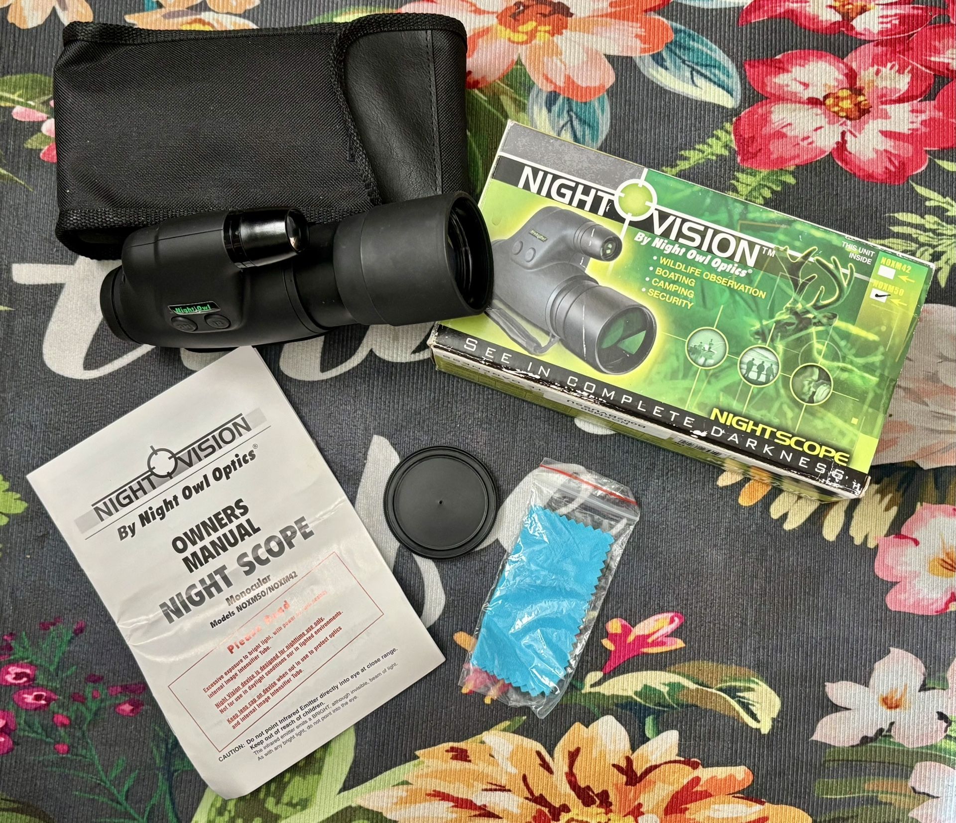 NIGHT OWL Optics 5-Power NOXM50 Night Vision Monocular