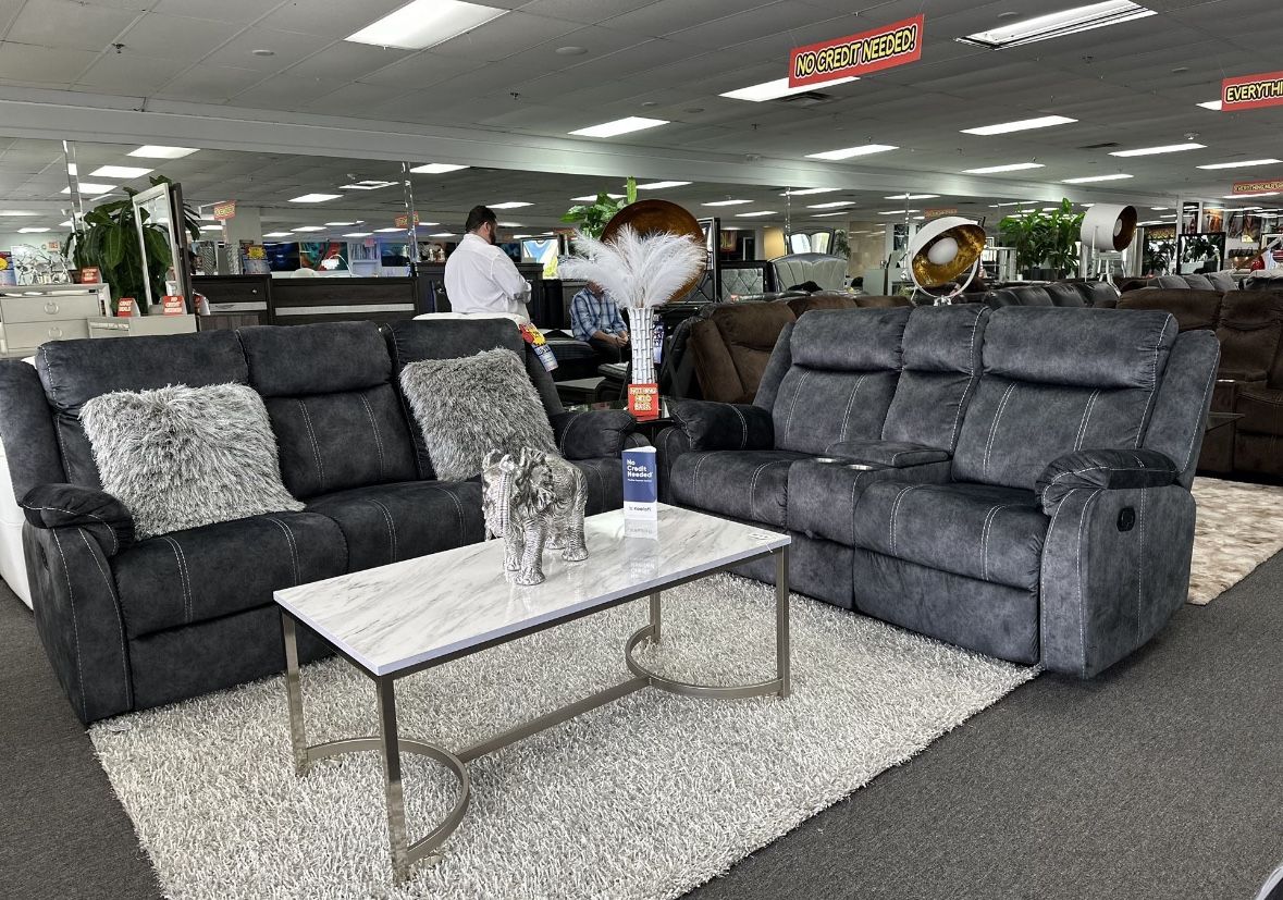 Beautiful Reclining Sofa And Love Crazy Blowout Sale only $1199