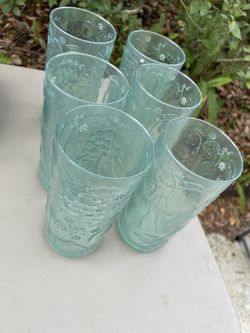 Set Of 6 Plastic Glasses