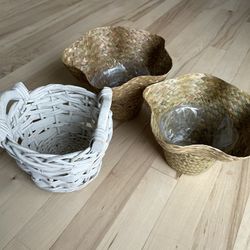 3 Plant Baskets