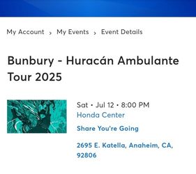 Bunbury Tickets