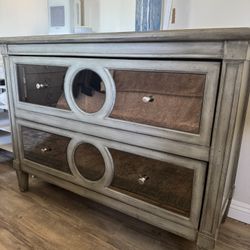 Beautiful Gray Mirror Dresser