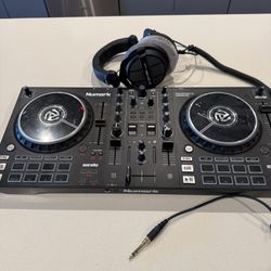 DJ Controller and Headphones