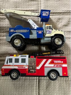 Tonka Fire Truck and Energy Truck