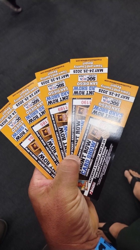 Front Row CARD show Tickets