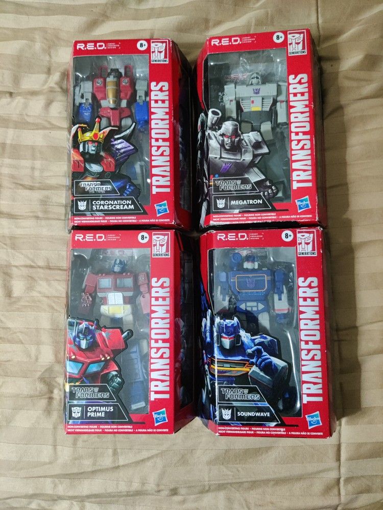 Transformers R.E.D. Set of 4