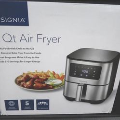 Insignia 5 Qt. Digital Air Fryer Stainless Steel