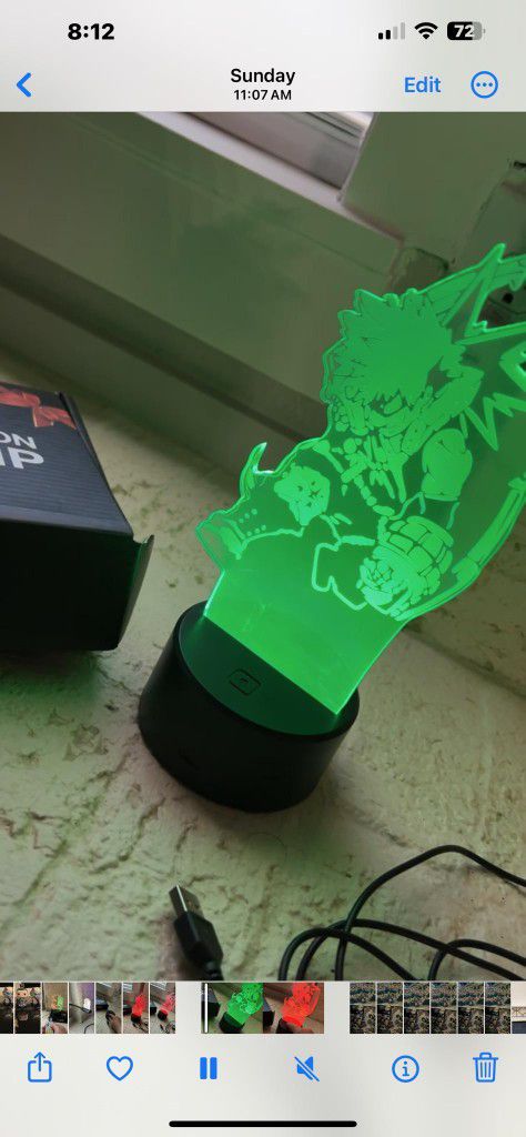My Hero Academia - Bakugo LED 3D Lamp