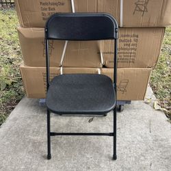 Sale of commercial folding chairs – box of 10 new chairs
