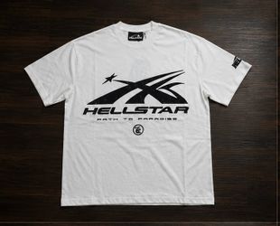 Hellstar “Path to Paradise” white graphic tee