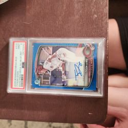 Tyson Lewis Auto /150 PSA 9