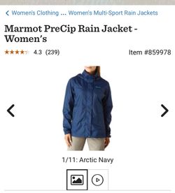 Marmot rain jacket-ladies Small