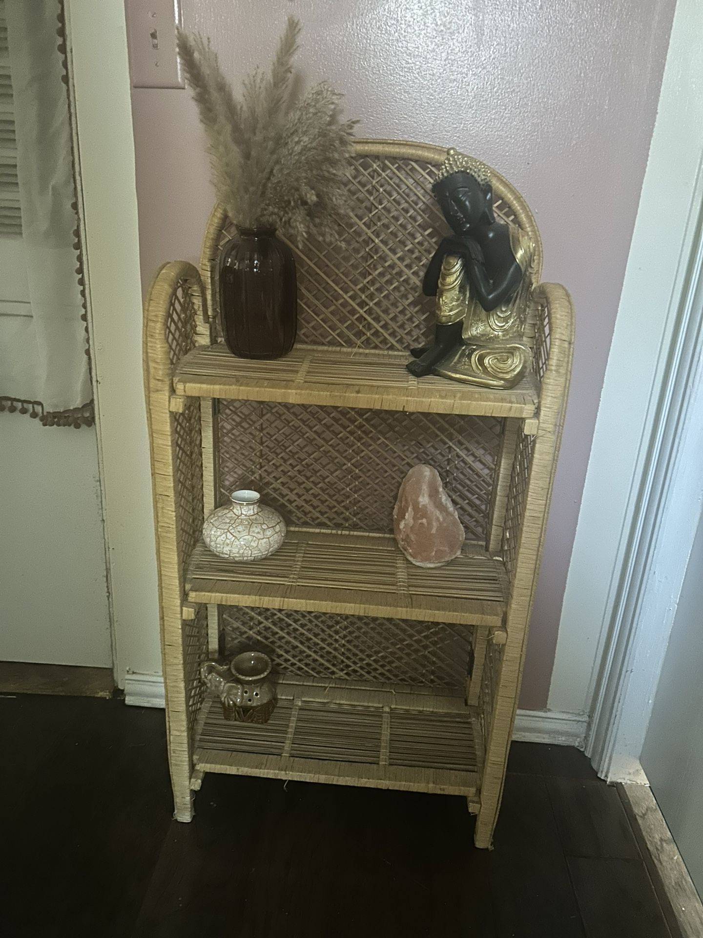 Small Wicker Shelf