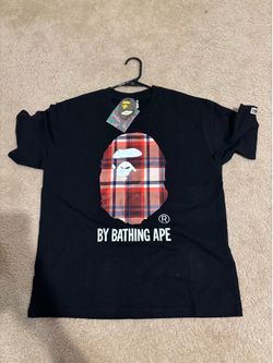 BAPE X BURBERRY t shirt. size M
