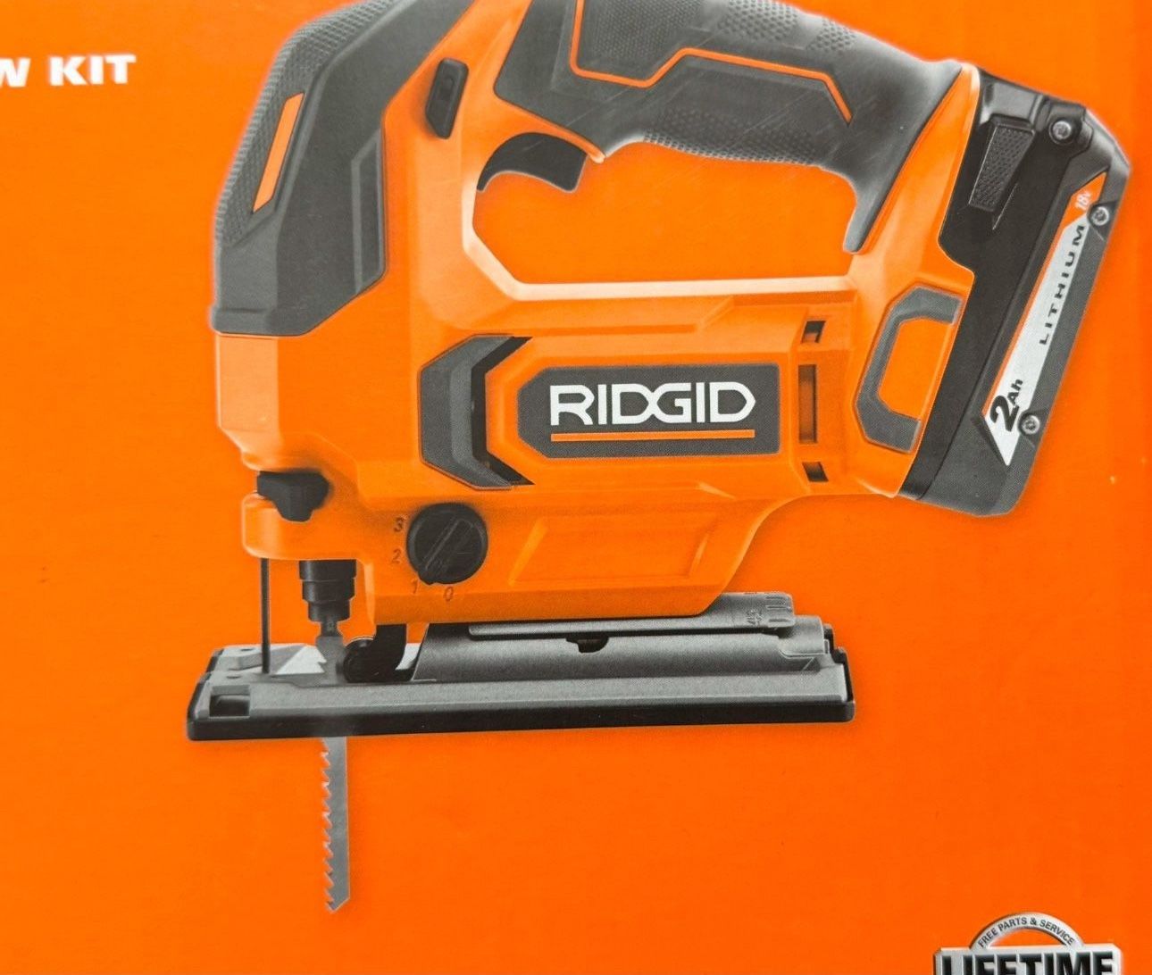 RIDGID 18V Cordless Jig Saw Kit