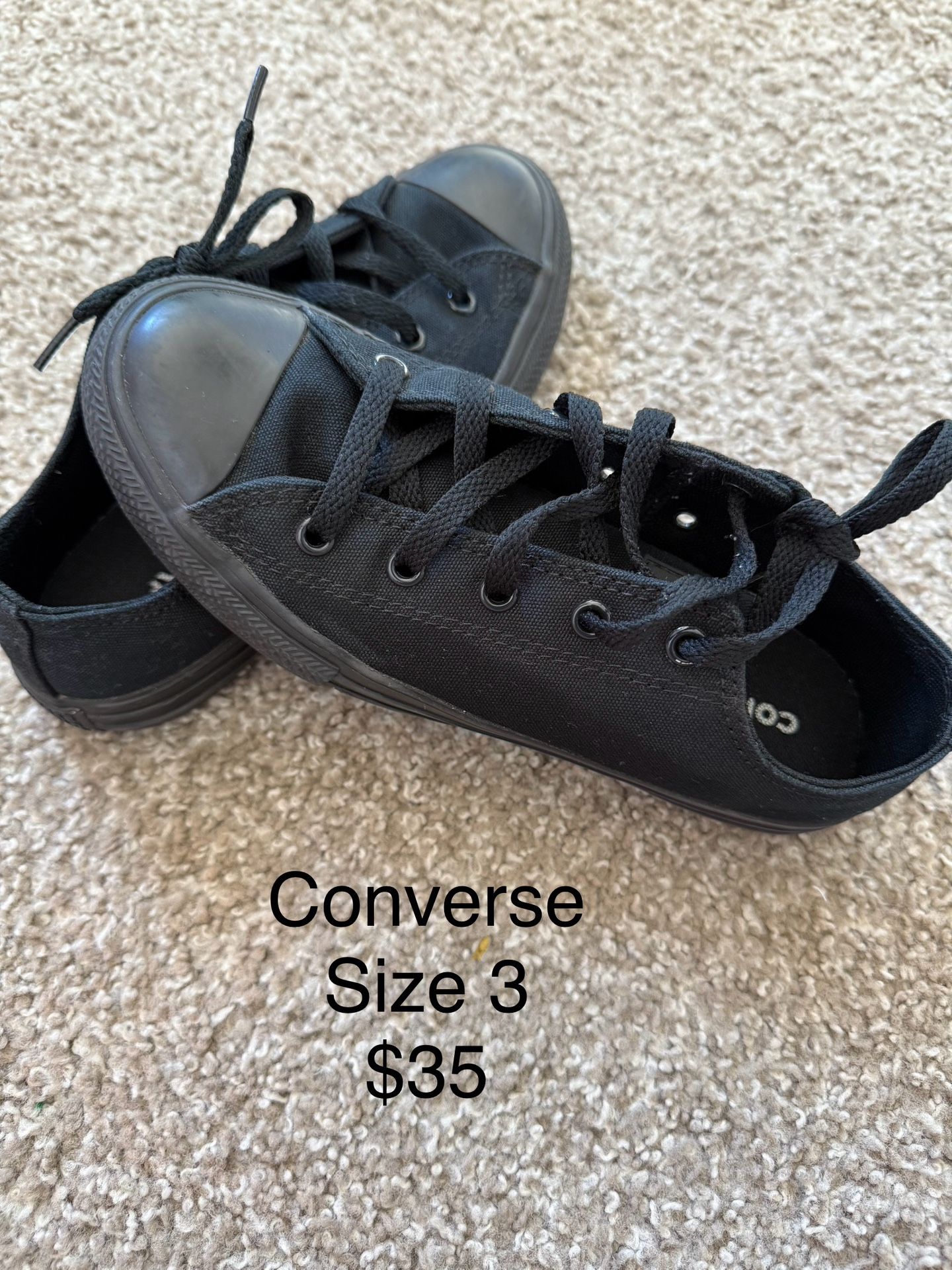 Black Converse