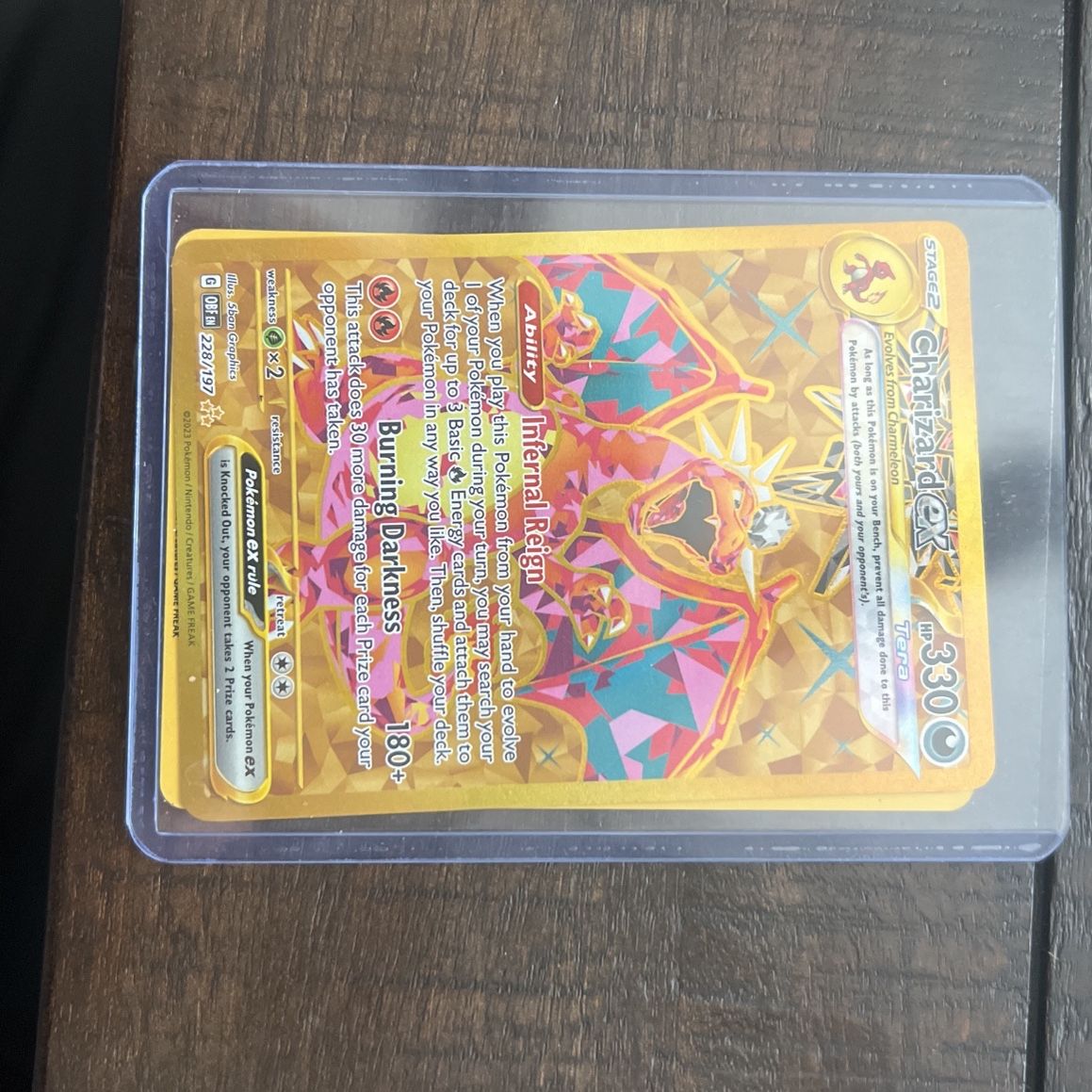 pokemon charizard tera card - - Sleeves 125/197 / Double Rare Card Type / HP / Stage Charizard Tera Normal Pokmon Card