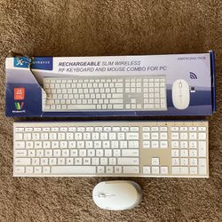 High-end ultra-thin Bluetooth PC keyboard and mouse (new) at a cheap price.