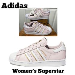 adidas Women’s Superstar 'Almost Pink' Sz 8 New Without Box!