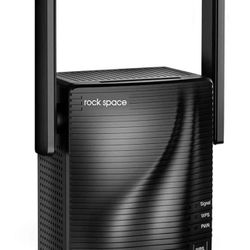 WiFi Extender - rockspace Wireless Signal Booster up to 2640sq.ft, 2.4 & 5GHz Dual Band Amplifier with Ethernet Port, Access Point, Wireless Internet 