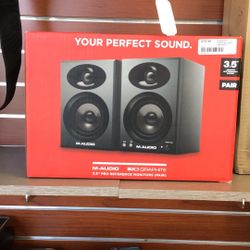 M Audio BX3 Graphite 3.5” Pro Studio Speakers 