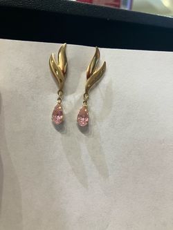 10k gold earrings #111922-6 MJ