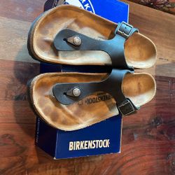 Birkenstock Gizeh Thong Oil Rubbed Leather 38