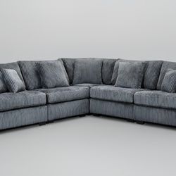 Dark Gray Sofa Sectional - Atlanta Same Day Delivery 