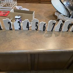 Wedding Table Numbers