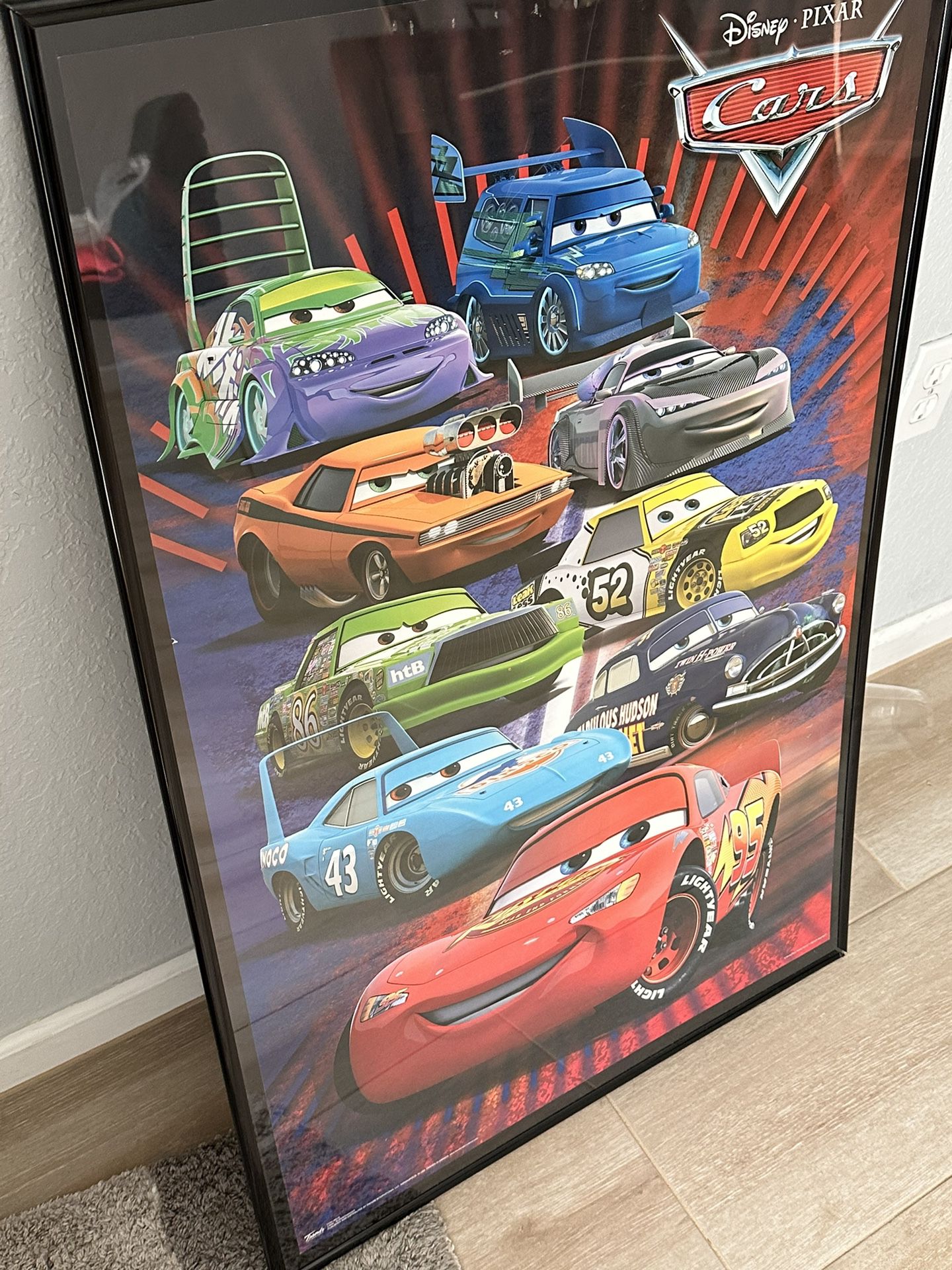 Disney Cars Frame Poster