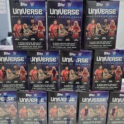 WWE Topps Universe value boxes