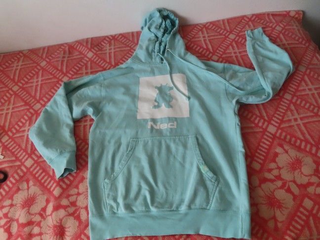 Twenty One Pilots Ned Bayou ltd Medium Hoodie teal (flaw)