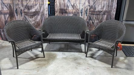 Wicker set (3 pieces)