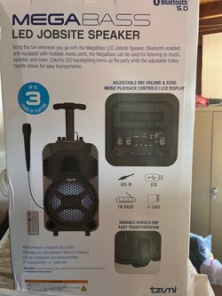 Speaker with mic and remote