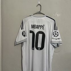 Real Madrid 2025-26 Home Mbappe Jersey (medium Large XL 2X)