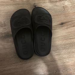 Gucci Sandal Interlocking G- Black