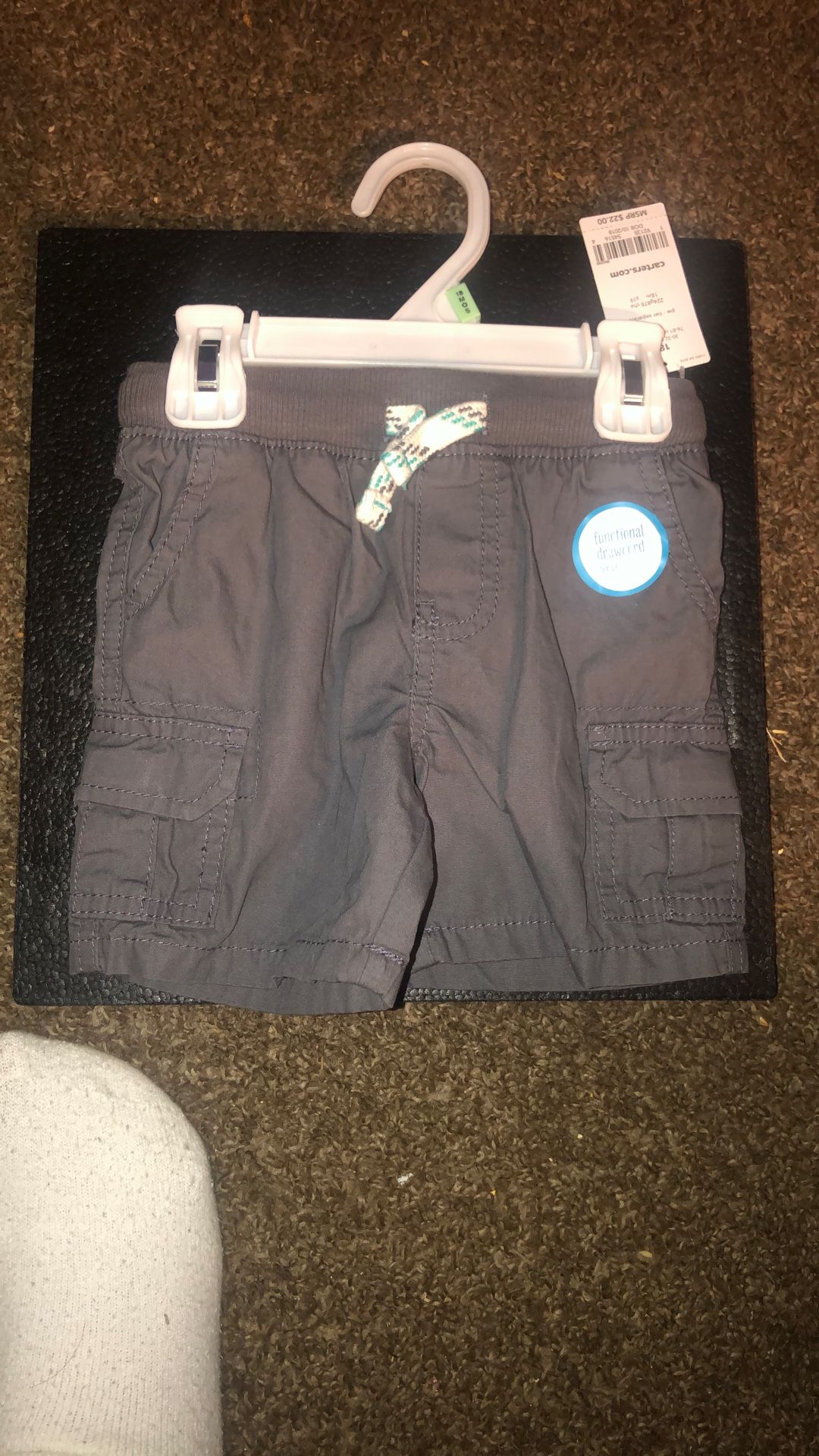 Baby Boy NEW Draw Cord Shorts. Size 18 Mon